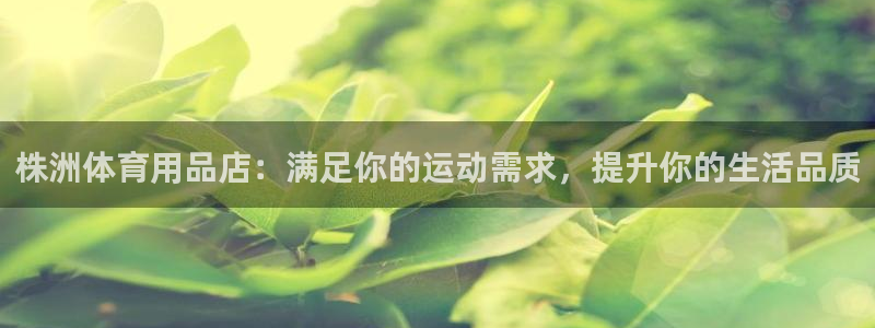 欧陆商城：株洲体育用品店：满足你的运动需求，提升你的