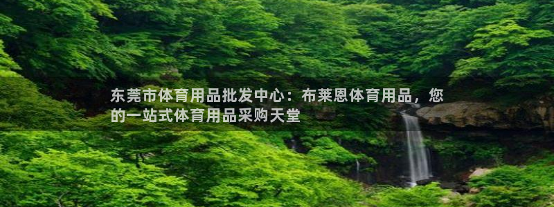 欧陆娱乐官方客服电话：东莞市体育用品批发中心：布莱恩
