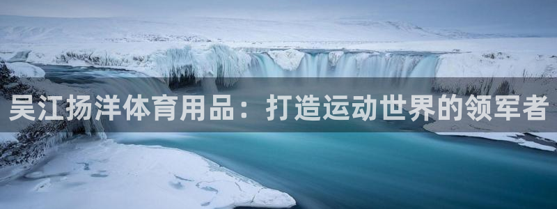 欧陆娱乐打什么方案：吴江扬洋体育用品：打造运动世界的