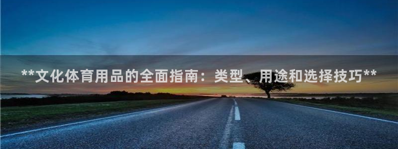 欧陆娱乐打什么方案赚钱：**文化体育用品的全面指南：