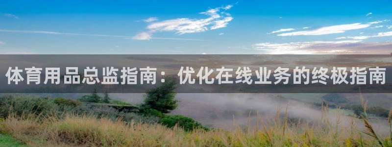 欧陆娱乐注册平台：体育用品总监指南：优化在线业务的终