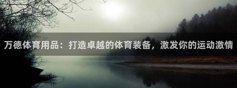 欧陆娱乐平台登录不上去怎么办：万德体育用品：打造卓越