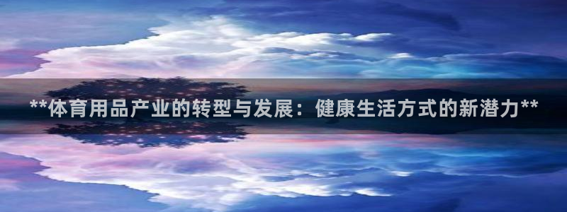 欧陆娱乐登陆平台：**体育用品产业的转型与发展：健康