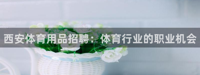 欧陆娱乐官网入口网址：西安体育用品招聘：体育行业的职