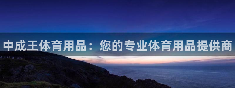 欧陆娱乐登陆平台下载：中成王体育用品：您的专业体育用